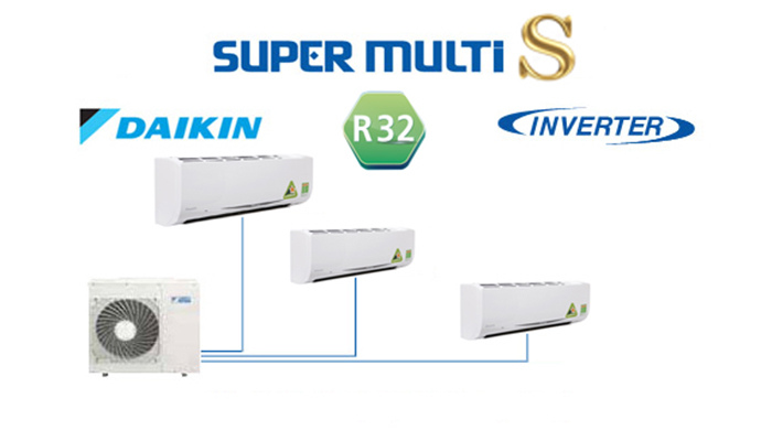 Hệ thống Multi S mang thương hiệu Daikin