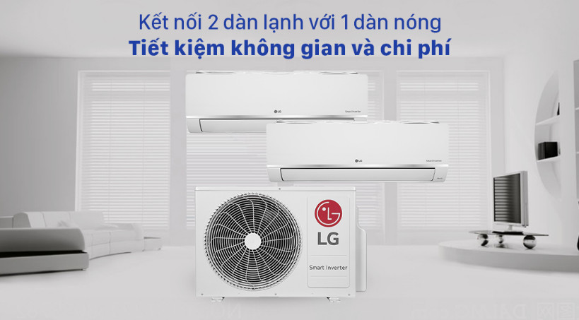 Căn hộ chung cư có nên chọn máy lạnh Multi LG không? Multi-LG-tiet-kiem-chi-phi