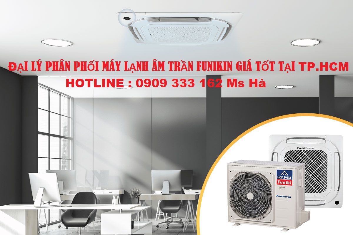 Không gian mẫu sử dụng hệ thồng máy lạnh âm trần Funiki Inverter 