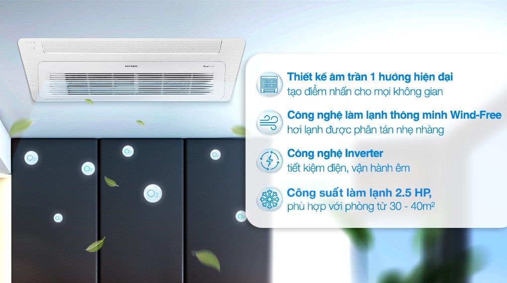Điện tử, điện lạnh: Máy lạnh âm trần 1 hướng Samsung sở hữu vẻ ngoài hiện đại Cong-nghe-da-dang-tren-may-lanh-am-tran-Samsung