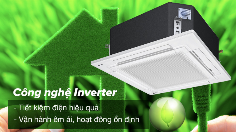  Tiết kiệm điện với máy lạnh âm trần Panasonic - Máy Lạnh Âm Trần LG Cong-nghe-inverter-tich-hop-tren-may-lanh-am-tran