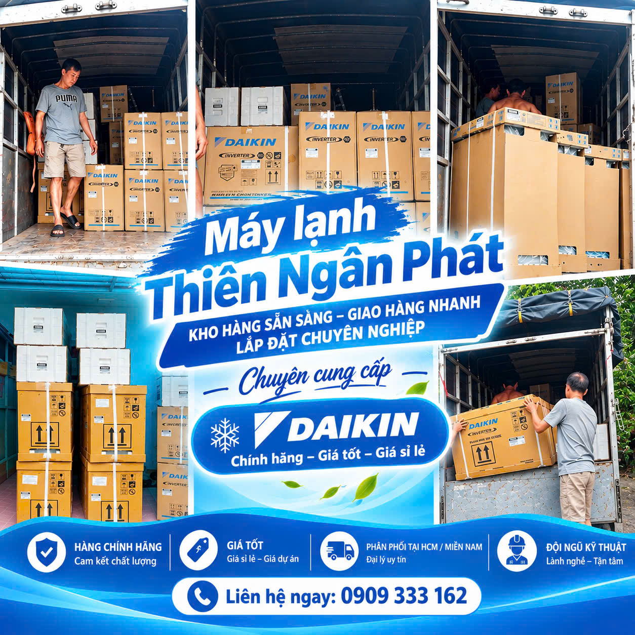 Đại lý Máy lạnh Daikin chính hãng giá tốt tại HCM