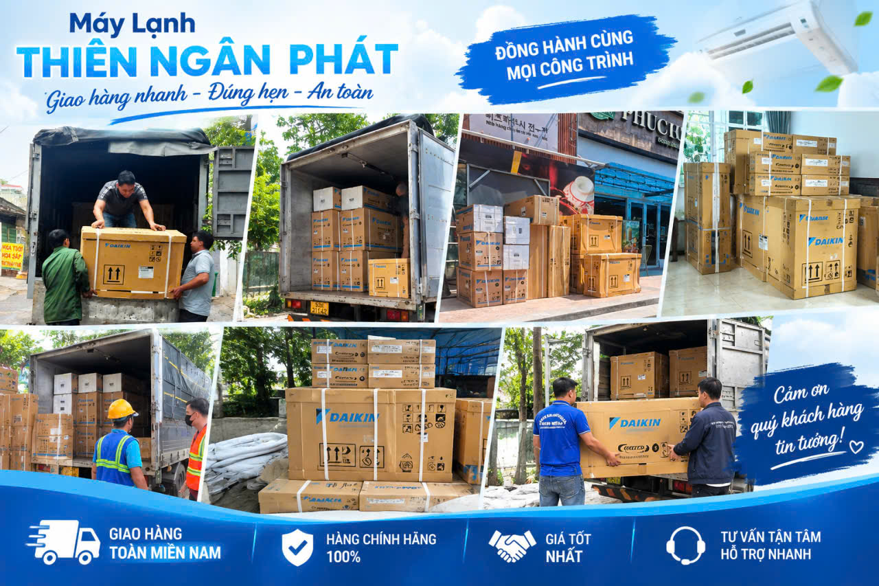 Cung cấp máy lạnh Daikin chính hãng giá tốt tại HCM - Thiên Ngân Phát