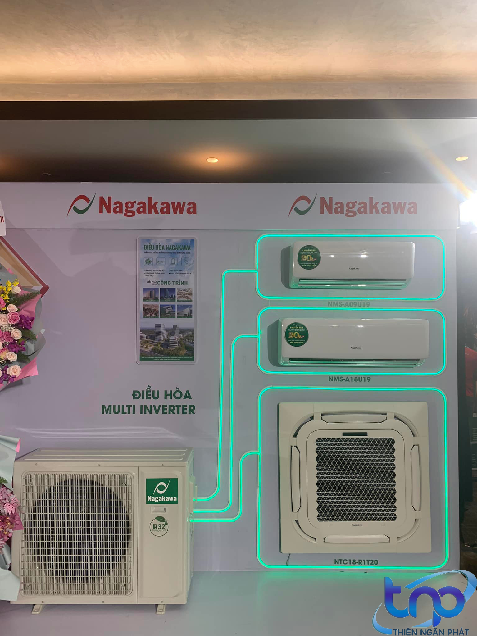 Nhiều khách hàng quan tâm máy lạnh Nagakawa có tốt không? May-lanh-am-tran-cassette-Nagakawa