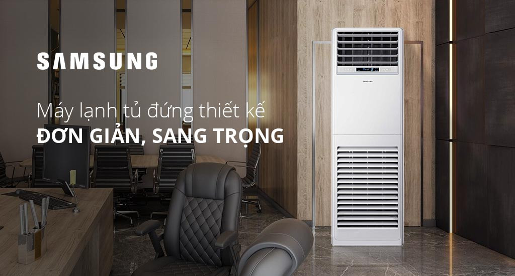 Máy điều hòa đứng Samsung tiết kiệm điện, làm lạnh nhanh Su-sang-trong-cua-may-lanh-dung-samsung