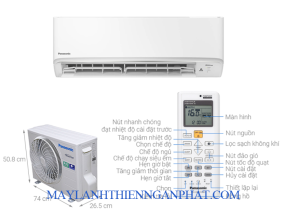 Máy Lạnh Treo Tường Panasonic Inverter 1 HP CU/CS-RU9CKH-8D